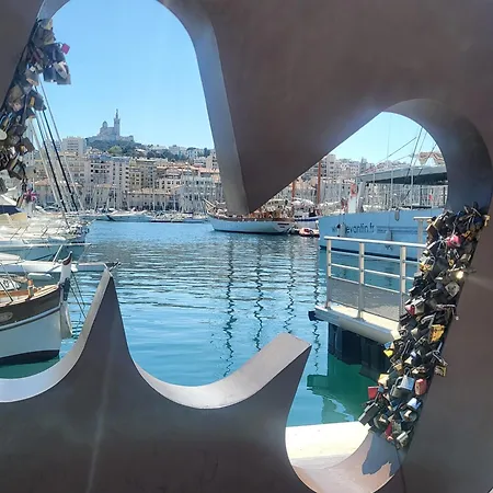 Superbe Appartement, Vue Notre Dame De La Garde, Vieux Port * Marseille
