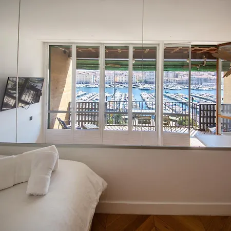 Superbe Appartement, Vue Notre Dame De La Garde, Vieux Port * Marseille
